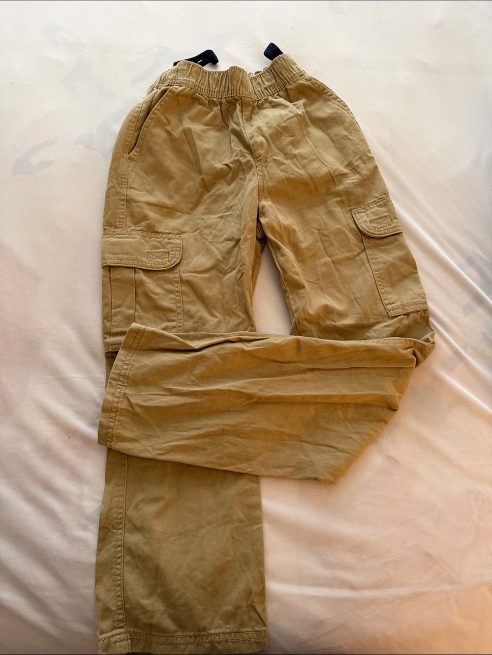 Kids PLACE Cargo Pants in Khaki - Elastic Waist